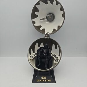 1998 Hasbro Death Star Meditation Chamber W/ Darth Vader Figure Base Globe Opens